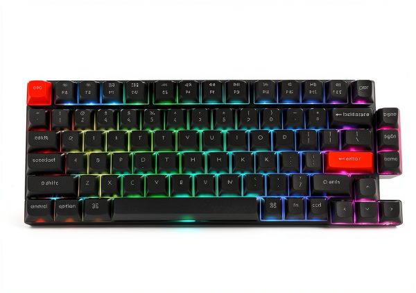 Keychron V1 Max 75% Wireless RGB Keyboard Hot-Swappable Red Switch --8
