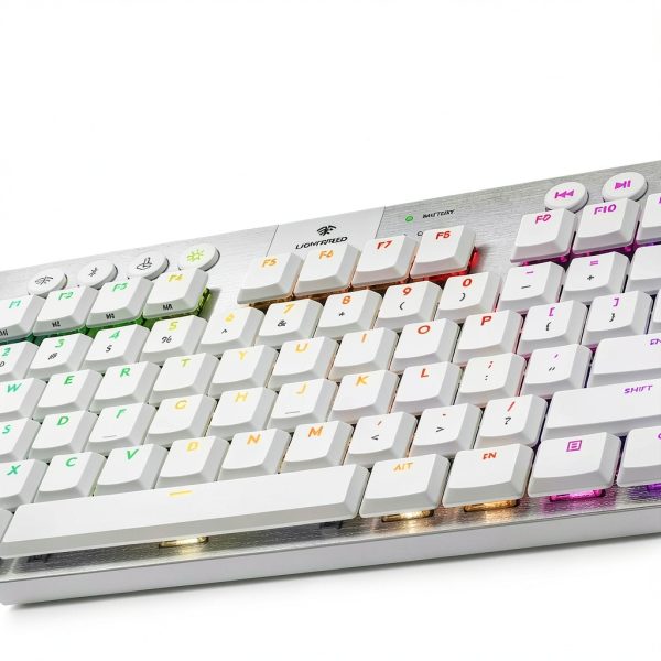 Logitech G915 LIGHTSPEED TKL Keyboard GL Tactile Switch and RGB White-7