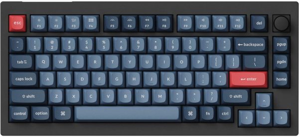 Keychron V1 Max 75% Wireless RGB Keyboard Hot-Swappable Red Switch --0