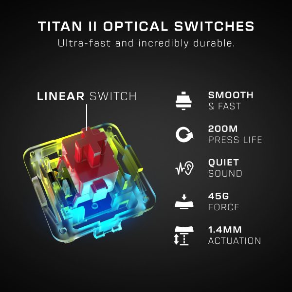 Turtle Beach Vulcan II Max Wired Mechanical Keyboard with RGB Black-1