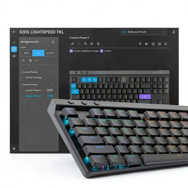Logitech G515 LIGHTSPEED TKL Keyboard with RGB Tactile Switch Black-6