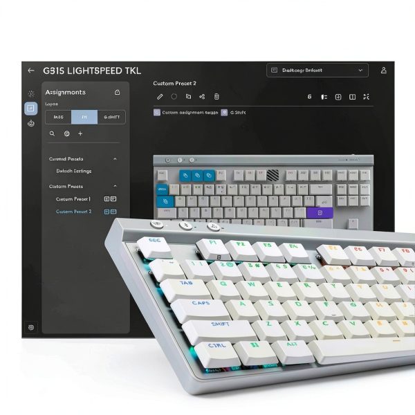 Logitech G515 LIGHTSPEED TKL Mechanical Keyboard Linear Red Switch-6