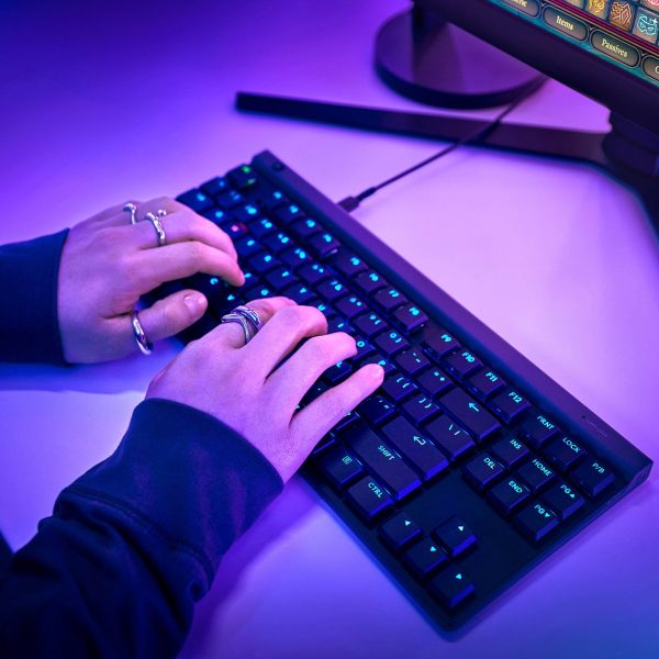 Logitech G515 TKL Gaming Keyboard with Tactile Brown Switch, RGB,-8
