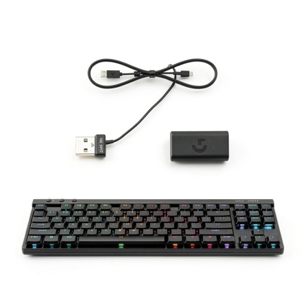 Logitech G515 LIGHTSPEED TKL Keyboard with GL Red Switches Black-7