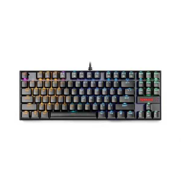 REDRAGON Kumara K552 RGB TKL Keyboard – Blue Switches, Black-0