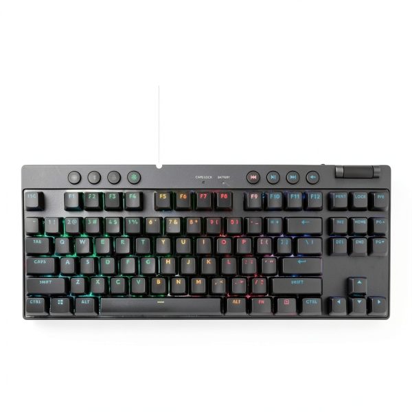 Logitech PRO X TKL LIGHTSPEED Wireless Clicky Gaming Keyboard Black-4