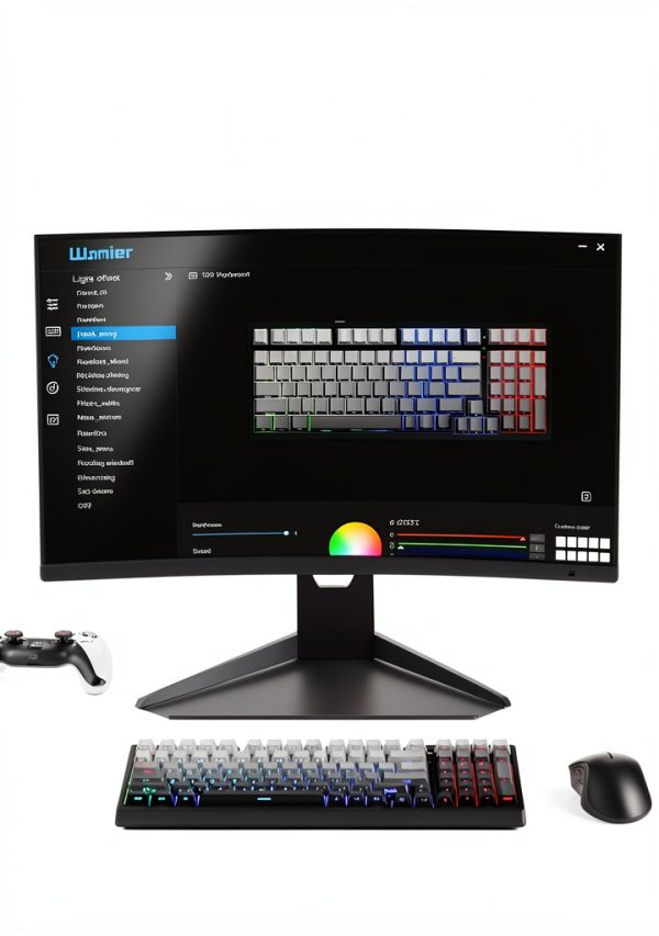 Womier X98 Wireless 98% mechanical keyboard with RGB backlit Number-7
