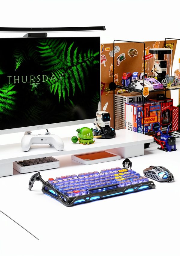 GravaStar - Mercury K1 Pro 75% Wireless Mechanical Gaming Keyboard - Interstellar Silver-8