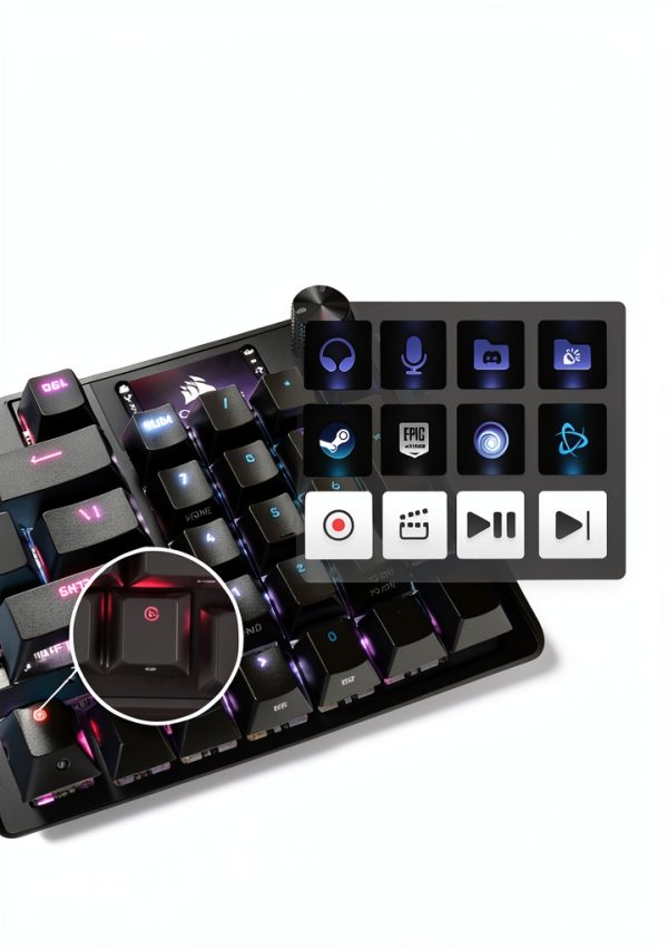 CORSAIR VANGUARD PRO 96 RGB Magnetic Hall Effect Keyboard Black-8