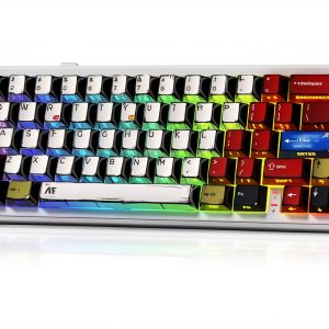 Womier - L65 60% Mechanical Keyboard Wireless with Knob, Gaming Keyboard - White-0