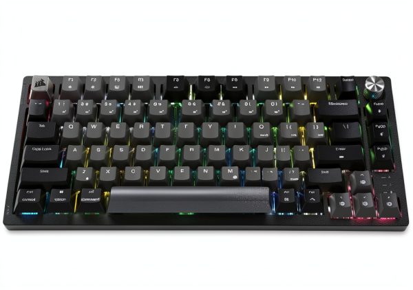 CORSAIR K65 PLUS Wireless Keyboard - Hot Swappable Red Switch --12