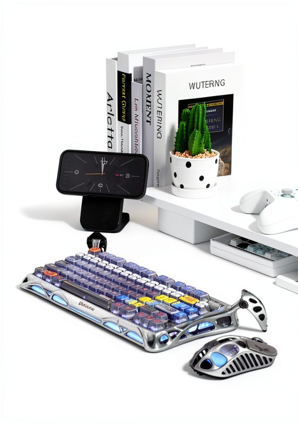 GravaStar - Mercury K1 Pro 75% Wireless Mechanical Gaming Keyboard - Interstellar Silver-7