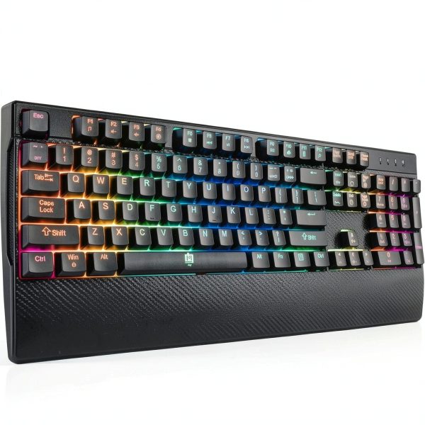 Mechanical Gaming Keyboard Deco Gear MECHBRD100 Black RGB-2