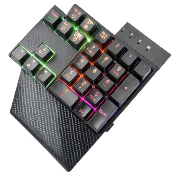 Mechanical Gaming Keyboard Deco Gear MECHBRD100 Black RGB-1