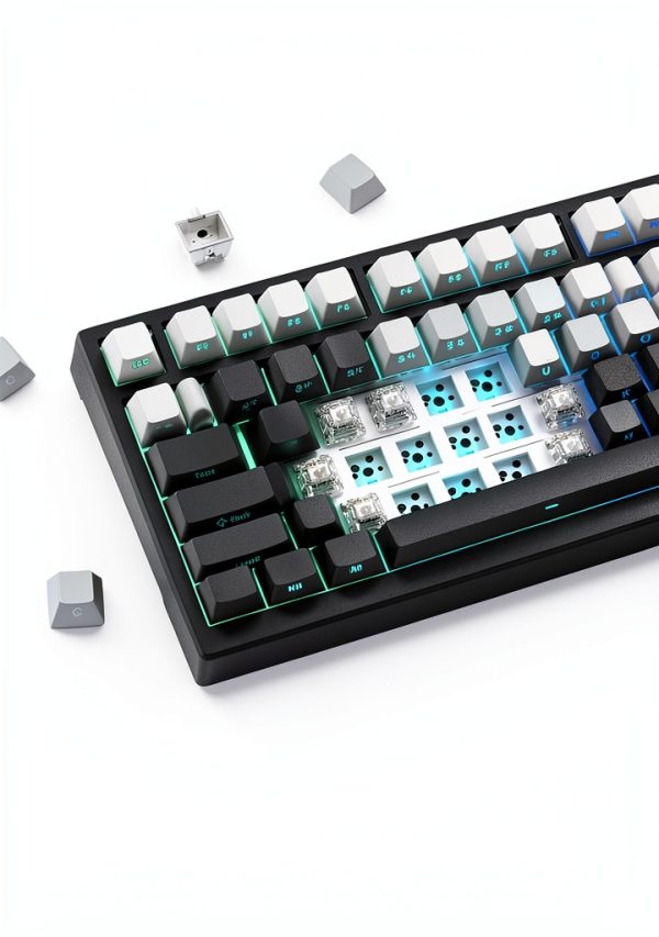 Womier X98 Wireless 98% mechanical keyboard with RGB backlit Number-4