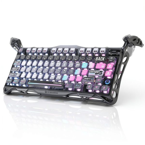 GravaStar Mercury K1 Pro 75% Wireless Keyboard Cyberpunk-0