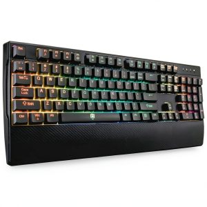 Mechanical Gaming Keyboard Deco Gear MECHBRD100 Black RGB-0