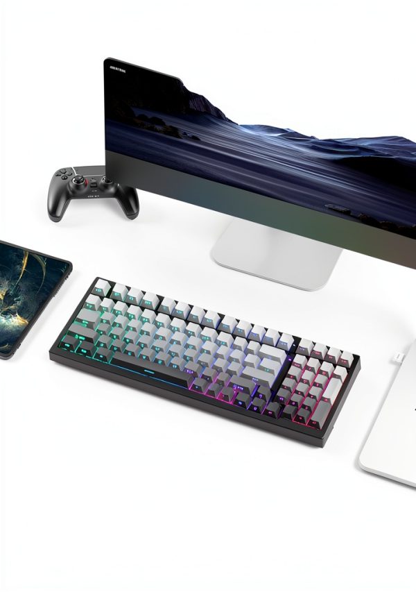 Womier X98 Wireless 98% mechanical keyboard with RGB backlit Number-6