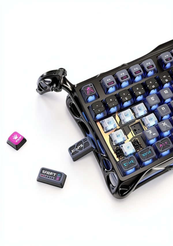 GravaStar Mercury K1 Pro 75% Wireless Keyboard Cyberpunk-2