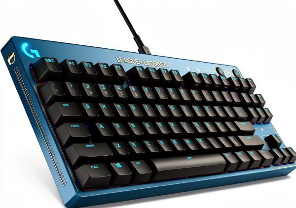 Logitech G PRO TKL Keyboard GX Brown Switches RGB Backlit – LoL Blue-0