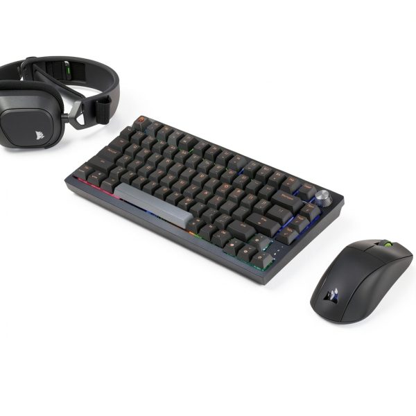 CORSAIR K65 PLUS Wireless Keyboard - Hot Swappable Red Switch --2