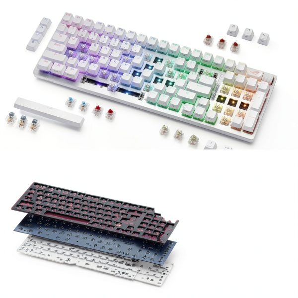 ASUS ROG Strix Scope II 96 Wireless Keyboard - Hot Swap NX Snow White-3