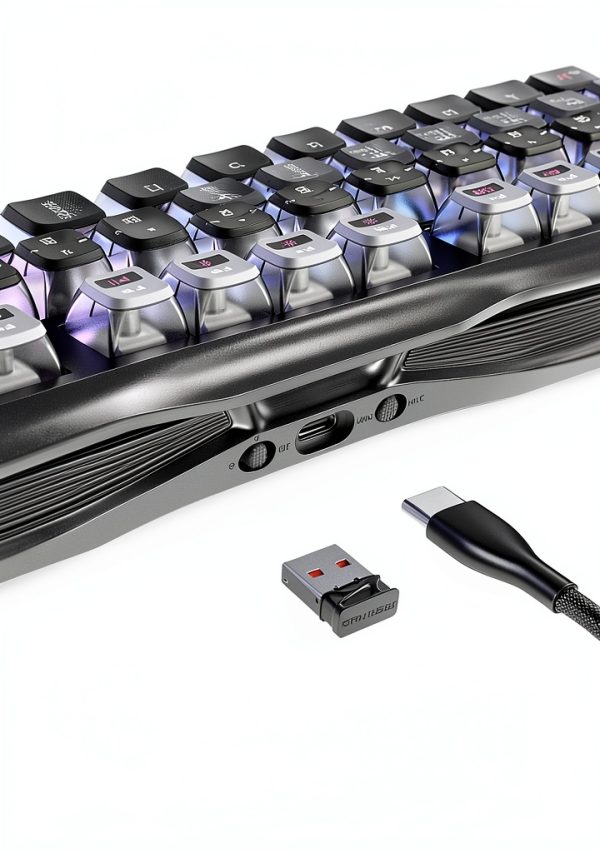 GravaStar Mercury K1 Pro 75% Wireless Keyboard Cyberpunk-7